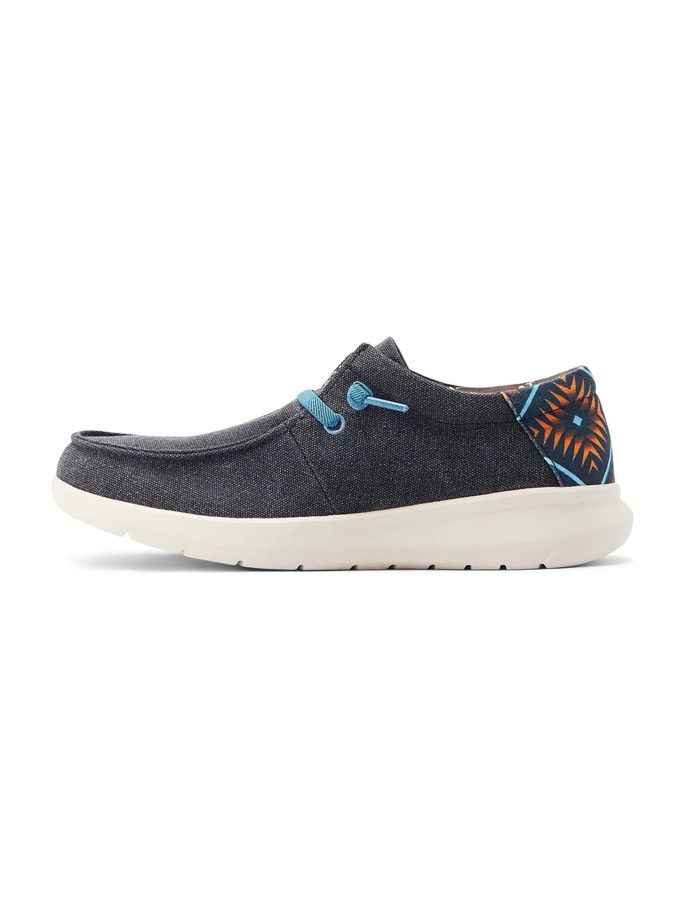 Ariat Men’s Hilo Canvas Shoes in Grey Western Print